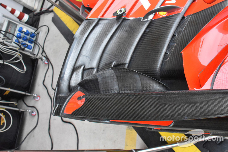 Aileron avant de la Ferrari SF71H