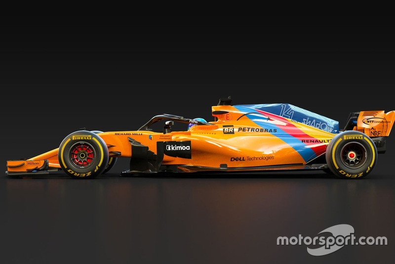 La livrée spéciale pour la dernière course de Fernando Alonso, McLaren MCL33