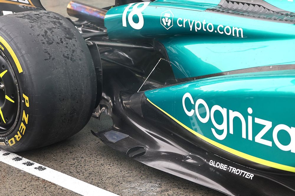 El Aston Martin AMR23 en Montreal.