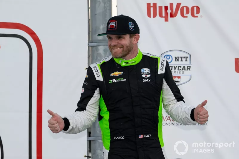 Conor Daly, Juncos Hollinger Racing Chevrolet Third Place Podium