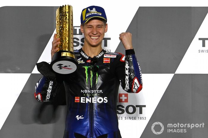 Podio: ganador Fabio Quartararo, Yamaha Factory Racing