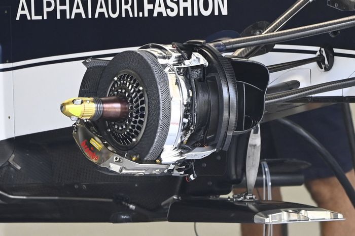 Detalle del AlphaTauri AT02 