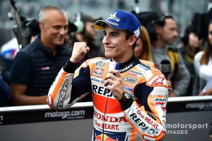 Pole sitter Marc Marquez, Repsol Honda Team