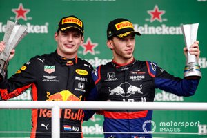 Max Verstappen, Red Bull Racing en Pierre Gasly, Toro Rosso