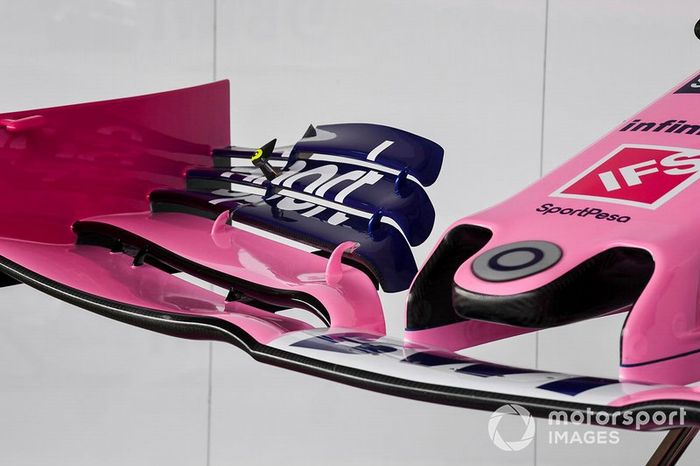 Alerón delantero del Racing Point RP19 