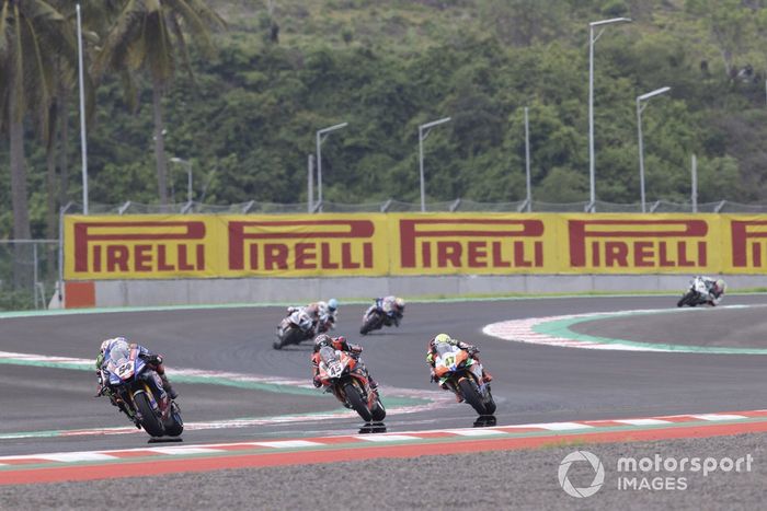 Toprak Razgatlioglu, PATA Yamaha WorldSBK Team, Jonathan Rea, Kawasaki Racing Team WorldSBK, Scott Redding, Aruba.It Racing - Ducati, Axel Bassani, Motocorsa Racing