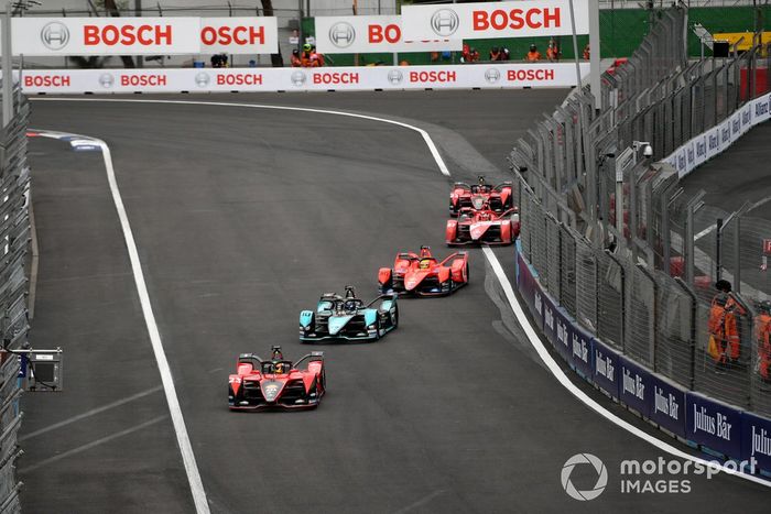 Sebastien Buemi, Nissan e.Dams, Nissan IM03, Sam Bird, Jaguar Racing, Jaguar I-TYPE 5, Oliver Rowland, Mahindra Racing, Mahindra M7Electro, Jake Dennis, Andretti Motorsport, BMW iFE.21,, Sebastien Buemi (CHE), Nissa