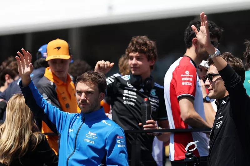 George Russell, Mercedes, Pierre Gasly, Alpine