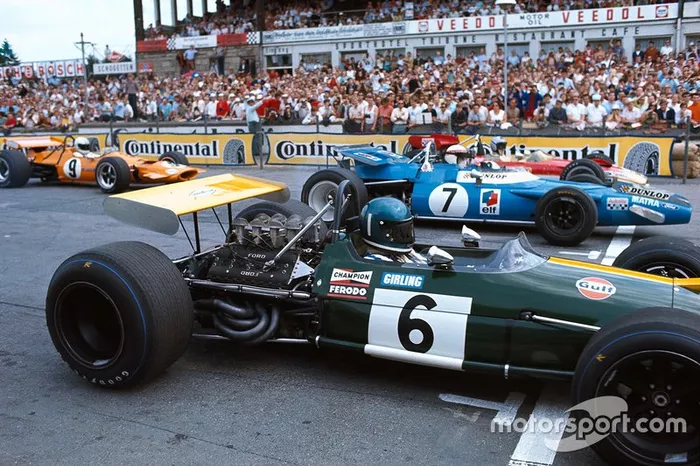 Jacky Ickx, Brabham Jackie Stewart, Matra Jochen Rindt, Lotus Denny Hulme, McLaren