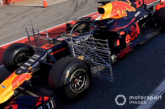 Pierre Gasly, Red Bull Racing RB15 con sensores
