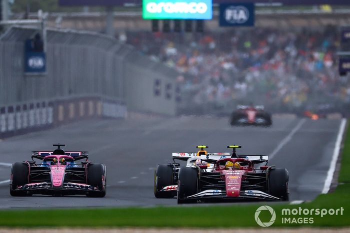 Charles Leclerc, Ferrari, Pierre Gasly, Alpine, Yuki Tsunoda, RB F1 Team