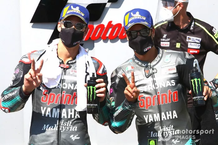 Fabio Quartararo, Petronas Yamaha SRT, Franco Morbidelli, Petronas Yamaha SRT