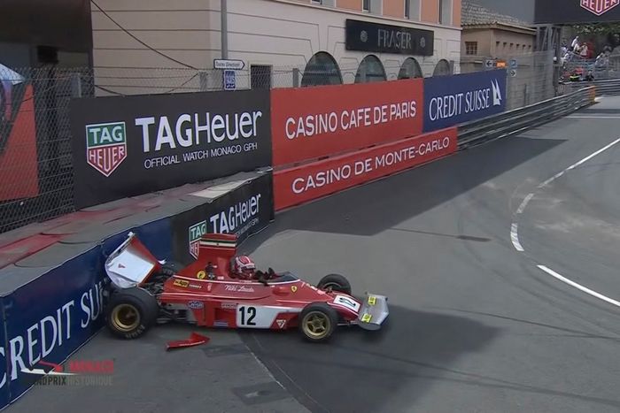 Choque de Charles Leclerc, Ferrari 312 B3