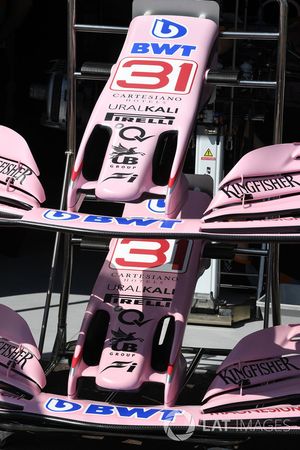 Force India VJM10 nariz y alas delanteras