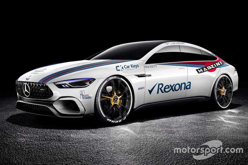 Mercedes Benz AMG GT Concept in Williams livery