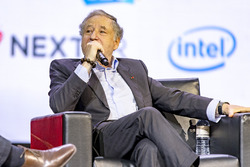 Jean Todt, Président de la FIA, Alejandro Agag, PDG de la Formule E, Zak Brown, Président du Motorsport Network et Avin Arumugam, Visa