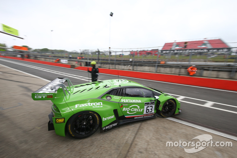 #63 GRT Grasser Racing Team, Lamborghini Huracan GT3: Christian Engelhart, Mirko Bortolotti