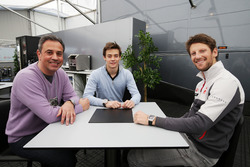 Jean-Denis Deletraz, con Louis Deletraz, piloto de Renault Sport Academy