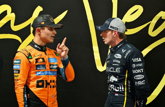 Lando Norris, McLaren, Max Verstappen, Red Bull Racing