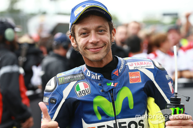 Second place Valentino Rossi, Yamaha Factory Racing