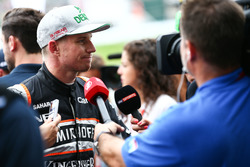 Nico Hulkenberg, Sahara Force India F1 met de media