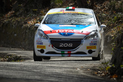 Giuseppe Testa e Daniele Mangiarotti Peugeot 208 R2, Peugeot Sport Italia