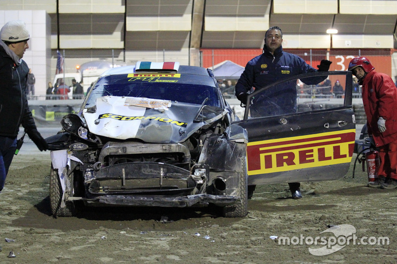 El accidente de Oliver Solberg, Ford Fiesta WRC