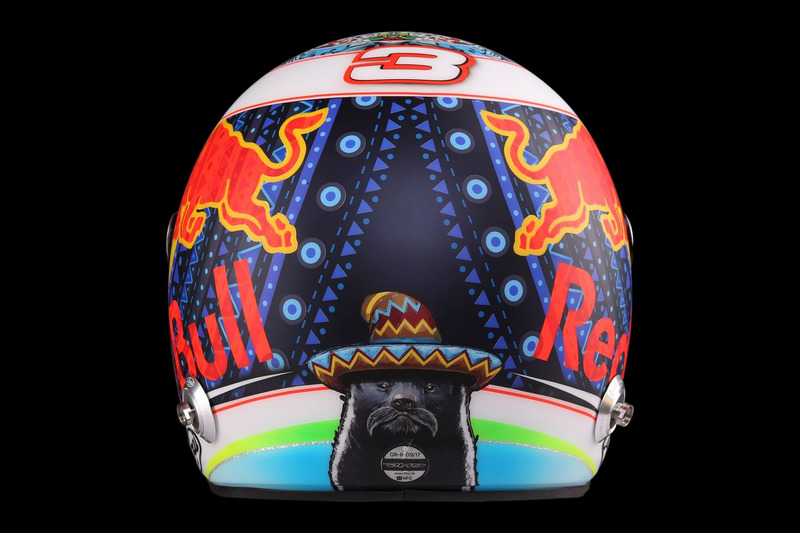 Helmet of Daniel Ricciardo