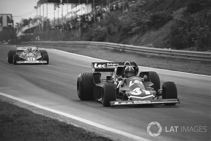 David Purley, LEC CRP1-Ford, devant Niki Lauda, Ferrari 312T2