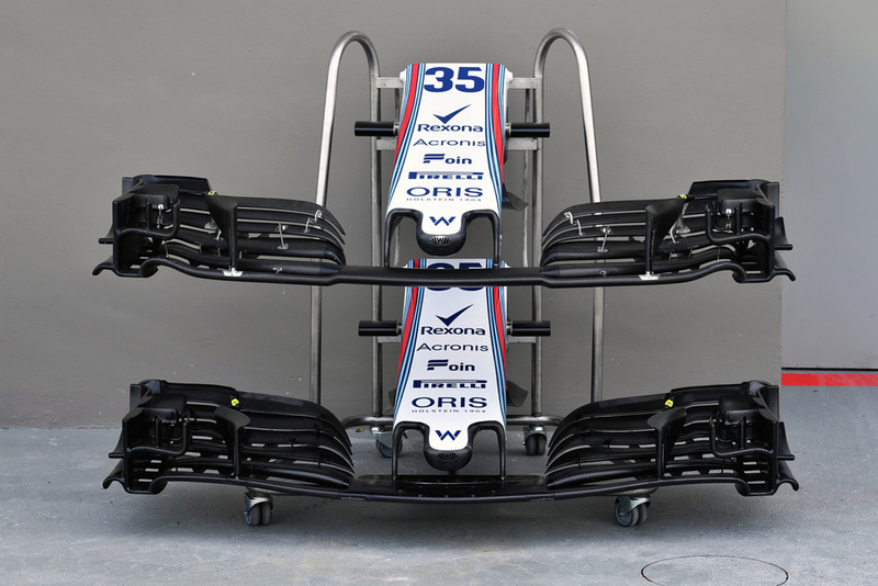 Williams FW41 nariz y alas delanteras