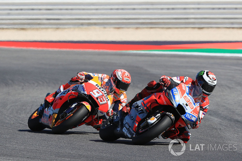 Хорхе Лоренсо, Ducati Team, Марк Маркес, Repsol Honda Team