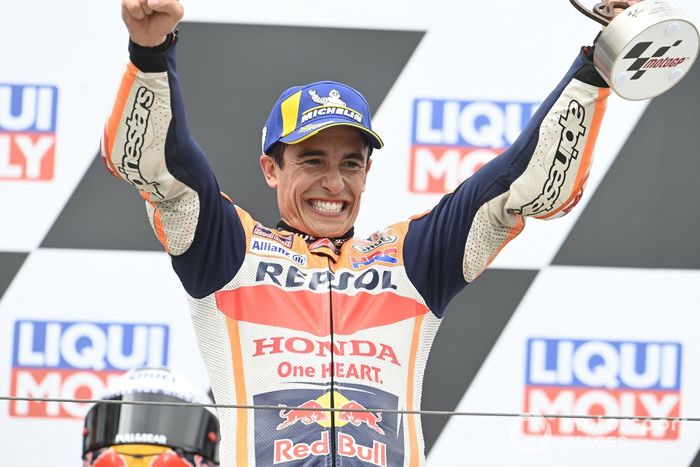Podio: Ganador Marc Márquez, Repsol Honda Team