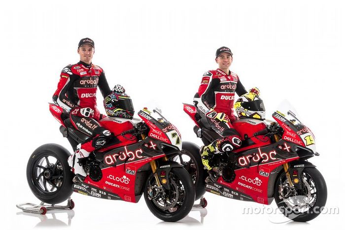 Chaz Davies, Aruba.it Racing-Ducati SBK Team, Alvaro Bautista, Aruba.it Racing-Ducati SBK Team