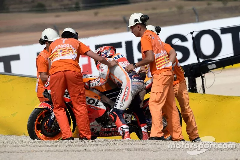 Sturz: Marc Marquez, Repsol Honda Team