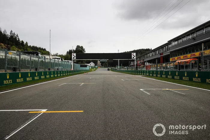 Detalle de la pista de Spa-Francorchamps