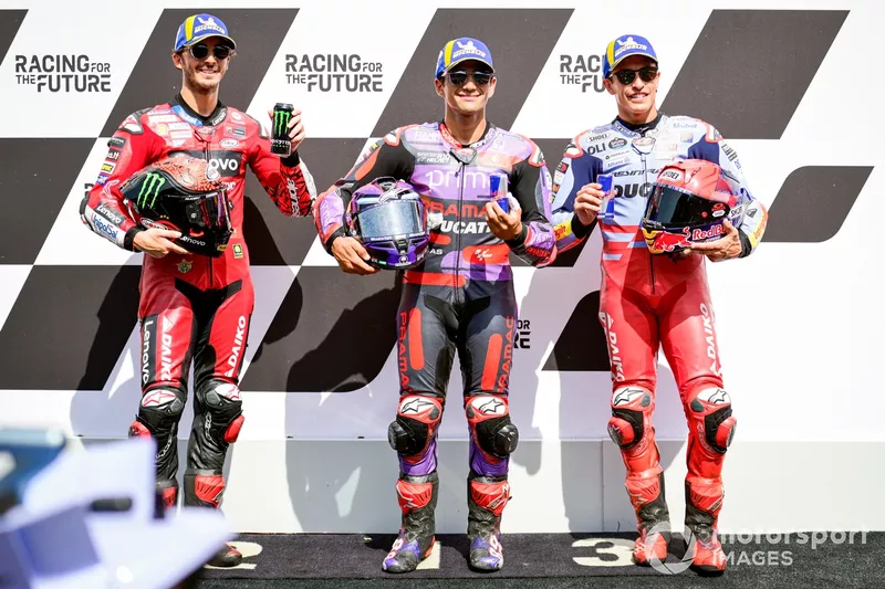 Jorge Martin, Pramac Racing, Francesco Bagnaia, Ducati Team, Marc Marquez, Gresini Racing Team