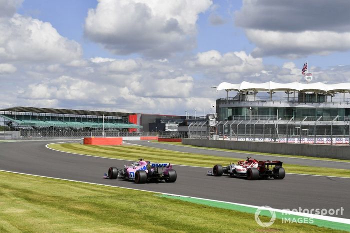 Nico Hulkenberg, Racing Point RP20, Antonio Giovinazzi, Alfa Romeo Racing C39
