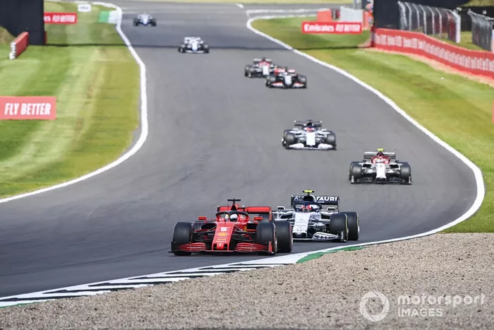 Sebastian Vettel, Ferrari SF1000, Pierre Gasly, AlphaTauri AT01, Antonio Giovinazzi, Alfa Romeo Racing C39