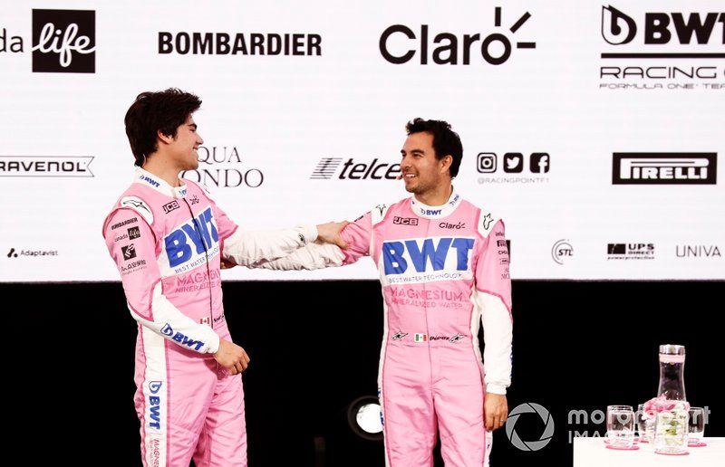 Sergio Pérez, Racing Point y Lance Stroll, Racing Point