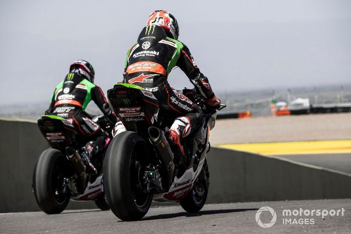 Jonathan Rea, Kawasaki Racing Team WorldSBK, Alex Lowes, Kawasaki Racing Team WorldSBK