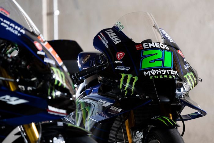 Moto de Fabio Quartararo, Yamaha Factory Racing, Franco Morbidelli, Yamaha Factory Racing
