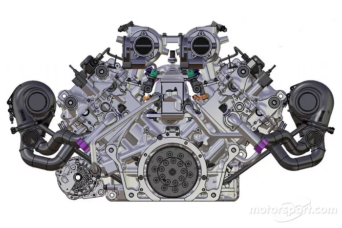 Glickenhaus 007 LMH engine by Pipo Motors