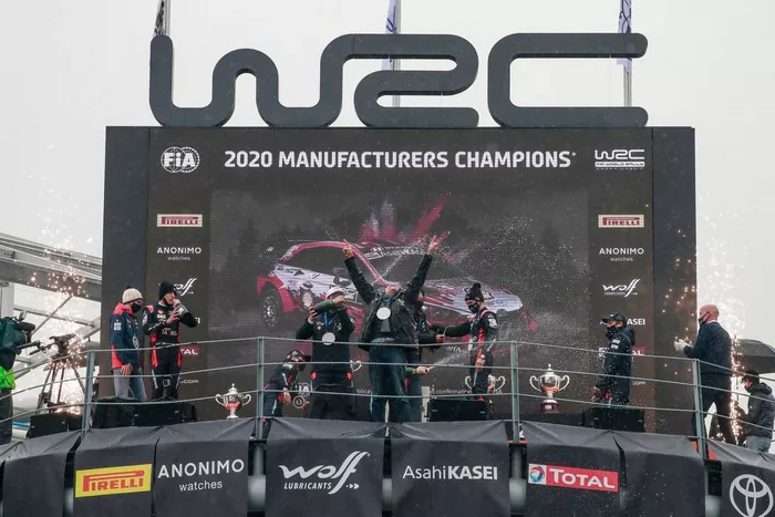 Podio: Hyundai Motorsport campeón de constructores