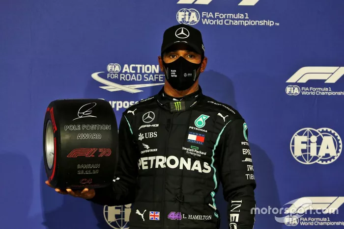 Más poles (98): Lewis Hamilton, Mercedes-AMG F1 (GP de Bahrein)
