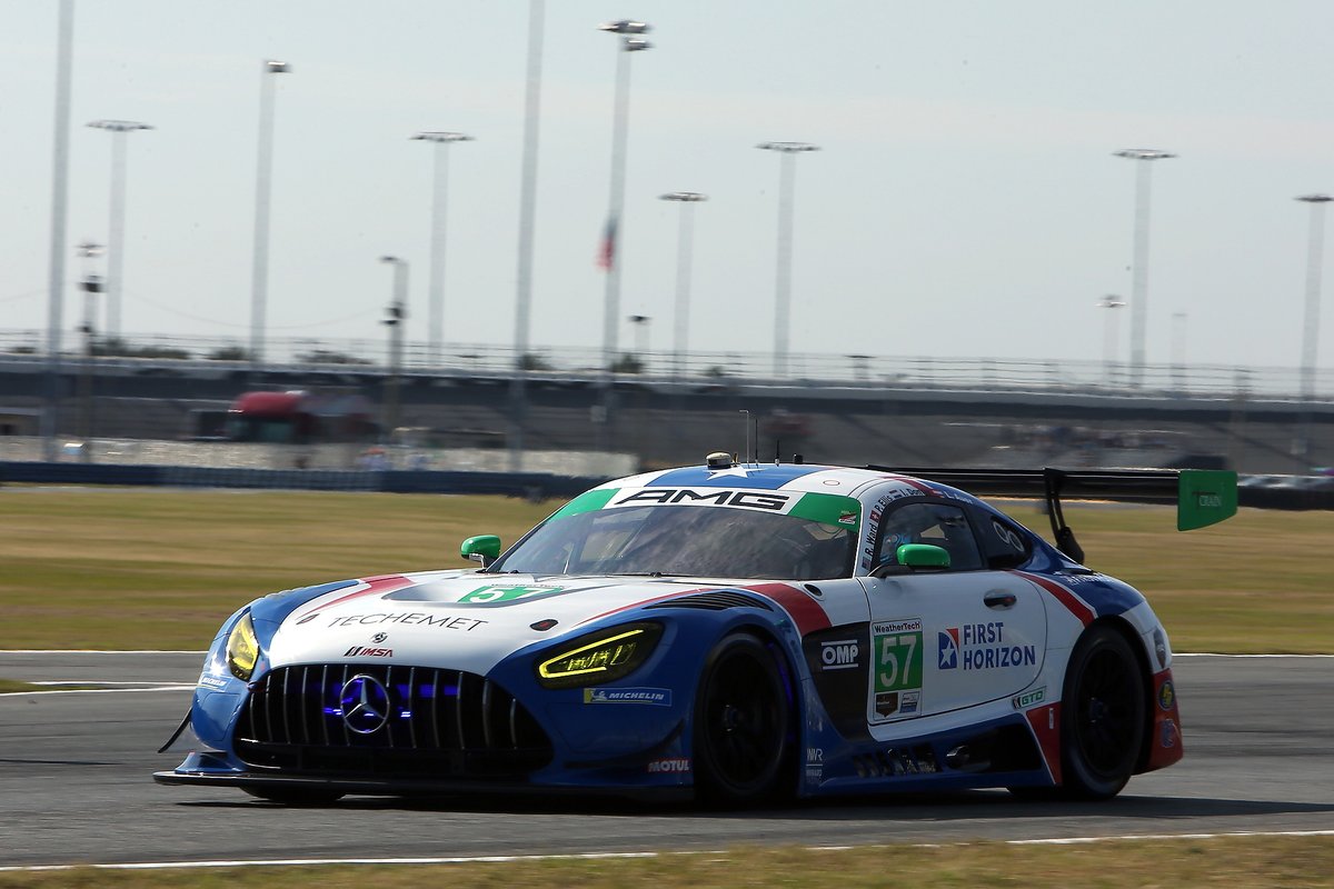 #57 Winward Racing Mercedes AMG GT3: Russell Ward, Philip Ellis, Lucas Auer, Indy Dontje