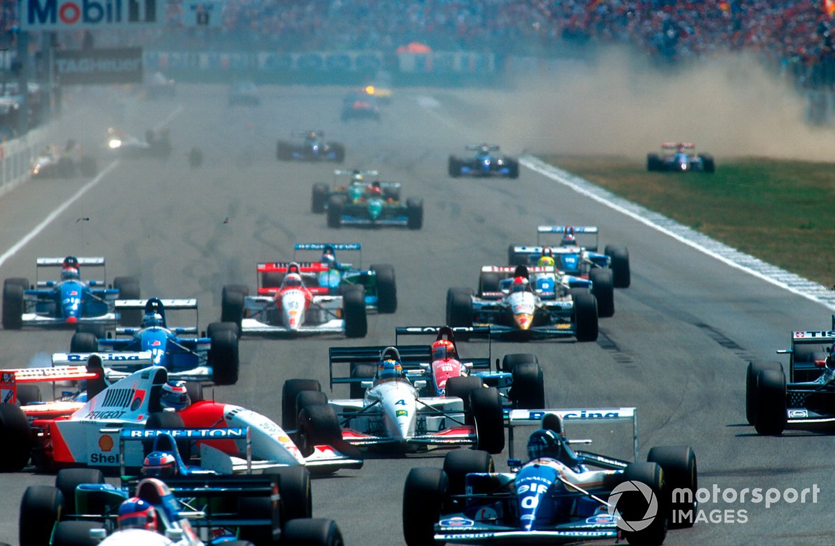 Race bans are nothing new - Hakkinen's involvement in the melee at the start of the 1994 German GP earned him a suspension