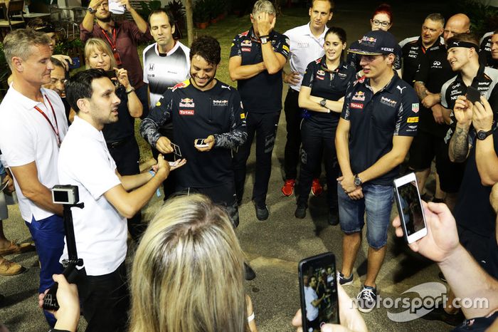 Dynamo (Steven Frayne), Mago con Max Verstappen, Red Bull Racing