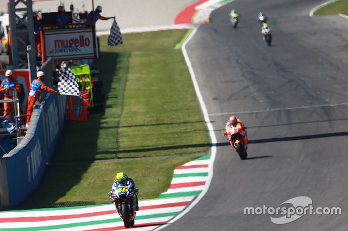 No fim da reta de Mugello se consegue chegar a 355 km/h.