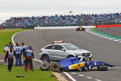 Marcus Ericsson, Sauber C35 va a sbattere nella terza sessione di prove