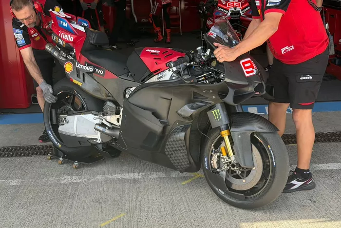 Ducati Team bike detail 